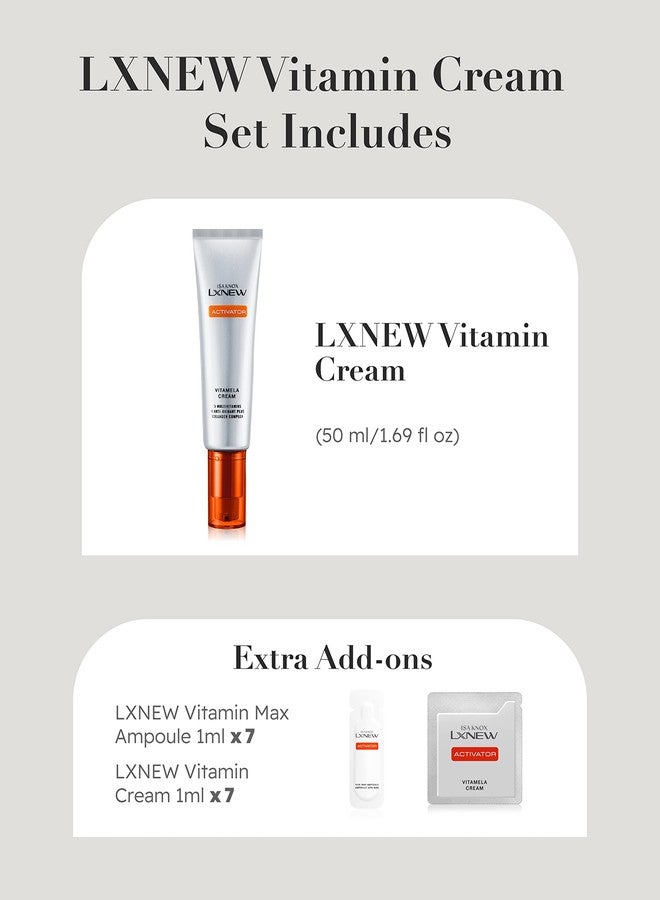 آي إٍس إيه نوكس مجموعة كريمات ISA KNOX LXNEW VITAMIN (64 مل/2.16 أونصة سائلة) - لون البشرة، علاج الشوائب/فرط التصبغ. فيتامينات متعددة، مركب الكولاجين المضاد للأكسدة. - Image 5